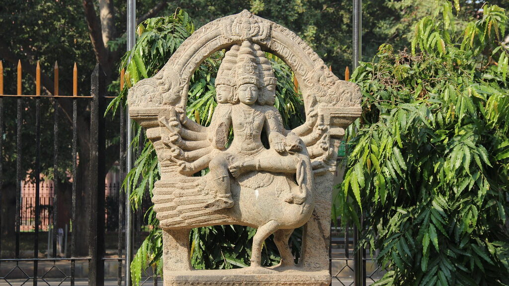 Stone Statue of Kartikeya