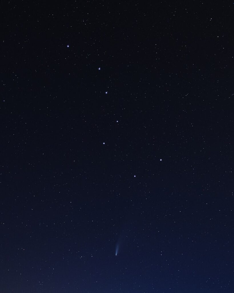 Ursa Minor constellation with Polaris, the North Star
