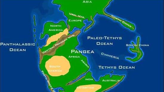 Pangaea physical map